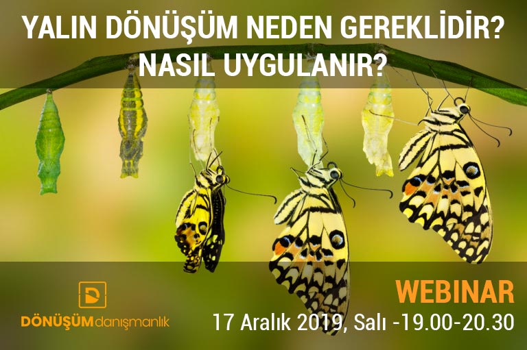 Webinar | Yalın Dönüşüm Neden Gereklidir? Nasıl Gerçekleştirilir?